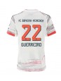 Billige Bayern Munich Raphael Guerreiro #22 Bortedrakt Dame 2025-26 Kortermet